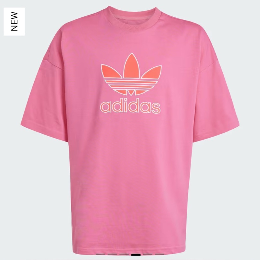 Adidas Women’s Trefoil T-shirt. Pink Fusion. NWT